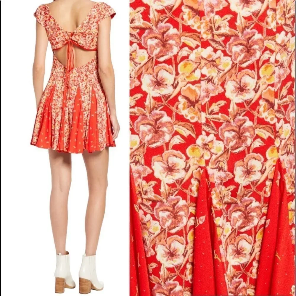 Free People Ponderosa Mini Dress in the Size Large